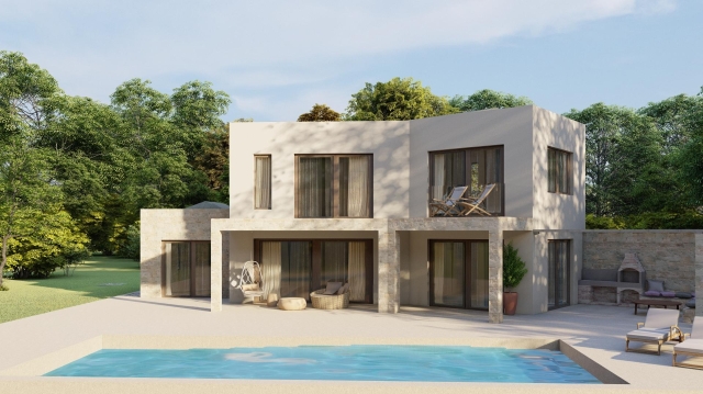 Luxury 4-bedrooms villa in Klismata